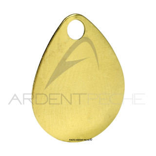 W Colorado brass blade - spinnerbait making - Ardent Pêche