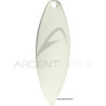 Silver W Willow Blade - spinner making - Ardent Pêche