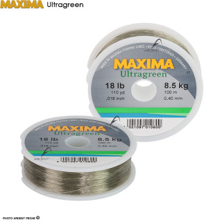 Fili nylon MAXIMA Ultragreen 100m