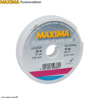 Maxima Fluorocarbon - invisible underwater leader - Ardent Pêche
