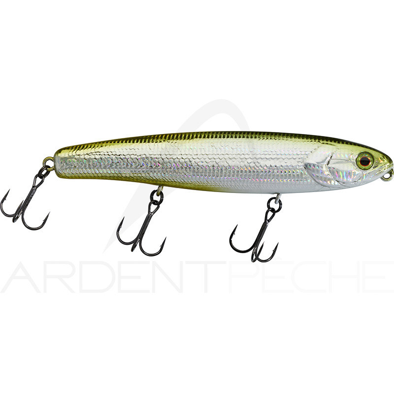 Leurre Jackall Bonnie 85 Flottant – Silencieux, Couleur Ayu (0222), 85mm