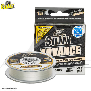 SUFIX Advance G2 clear nylon line 150m