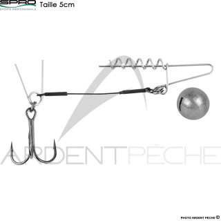 SPRO Softbait spiral stinger rig