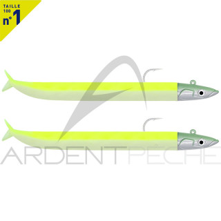 Soft lure FIIISH Crazy sand eel Double combo 100