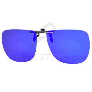 Clip occhiali COCOONS polarizzati quadrato FLIP-UP Blue Mirror