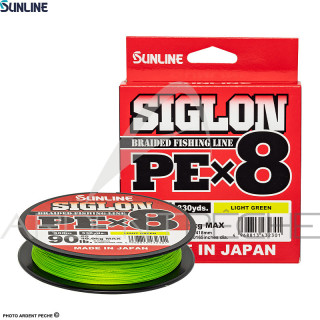 SUNLINE Siglon braid 8X light green 150m
