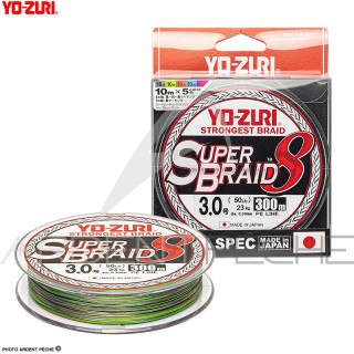 Braid YO ZURI Superbraid 8X Multicolour 300m