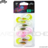 Soft bait FOX RAGE Micro grub tail UV mixed colour combo