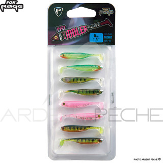 Soft bait FOX RAGE Micro tiddler fast UV mixed colour combo