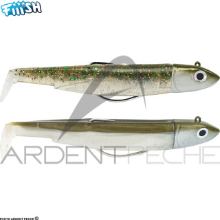 Leurre souple FIIISH Black minnow double combo 90