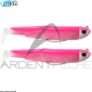 Leurre souple FIIISH Black minnow double combo 120