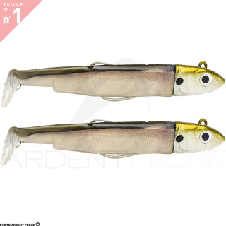 Leurre souple FIIISH Black minnow double combo 70