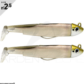 Leurre souple FIIISH Black minnow double combo 105