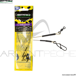 Terminale SPRO Matte black leader 7x7 wire