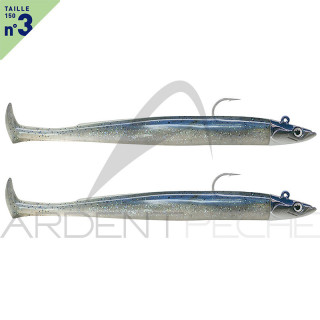 Soft bait FIIISH Crazy paddle tail double combo 150