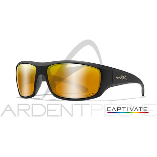 Polarised sunglasses WILEY X Omega Captivate Bronze Mirror Matte Black Frame