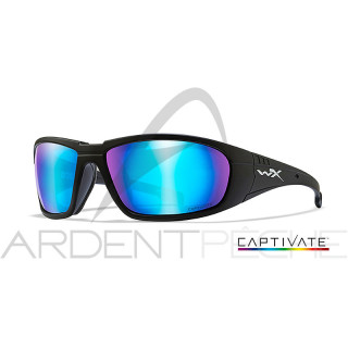 Occhiali polarizzati WILEY X Boss captivate Blue mirror Matt black frame