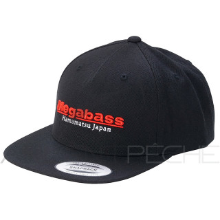 MEGABASS Classic Snapback Cap Black/Red