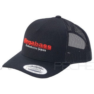 Cappellino MEGABASS Classic trucker Black/Red