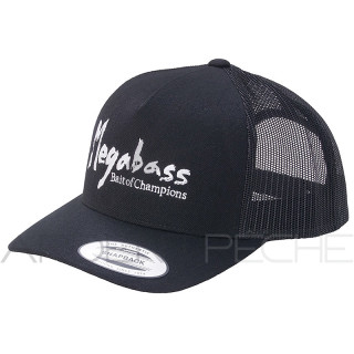 Cappellino MEGABASS Brush trucker Black/White