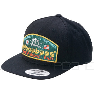 Cappellino MEGABASS Psychic snapback Black/Green