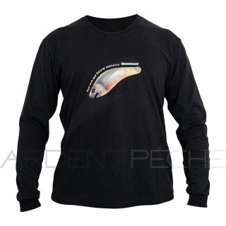 T Shirt a maniche lunghe MEGABASS Z-Crank bass black