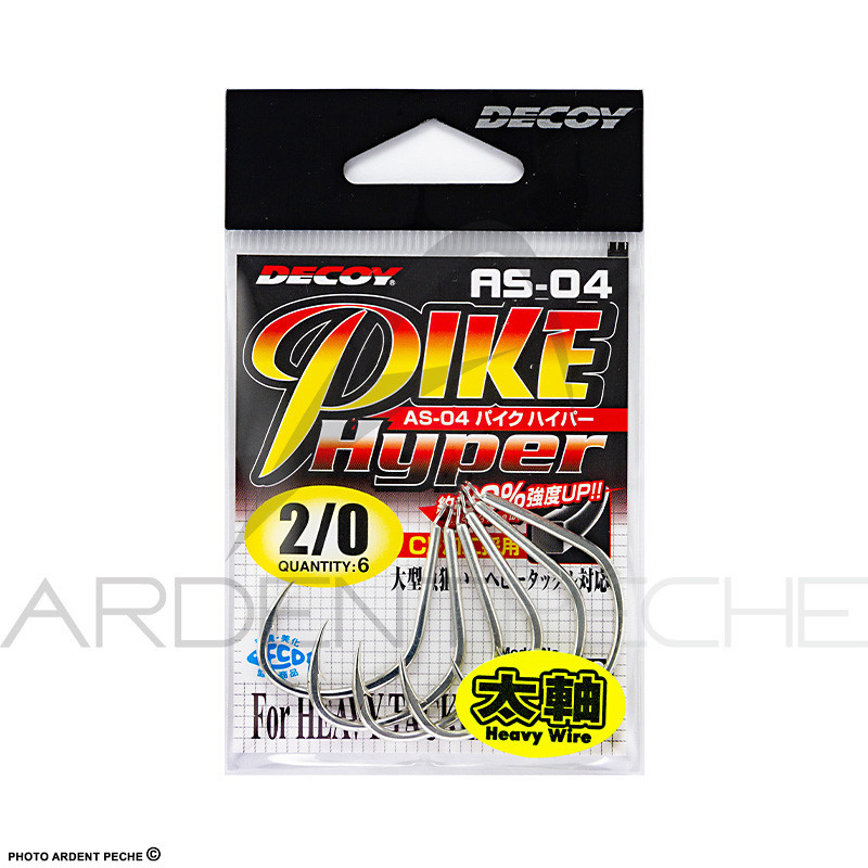 Simple Decoy Hameçon simple DECOY Pike hyper AS-04