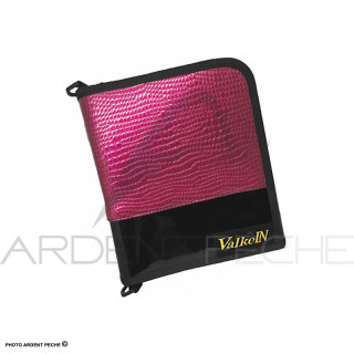 VALKEIN Lure Wallet L Cherry Pink Leather
