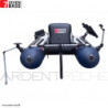 Float tube SEVEN BASS Brigad Ultim-8 Bleu gris full combo