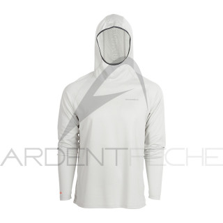 Top Grundéns UPF 50 Solstrale Pro Hoody Glacier - Ardent Fly Fishing