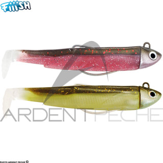 Leurre souple FIIISH Black minnow double combo 120