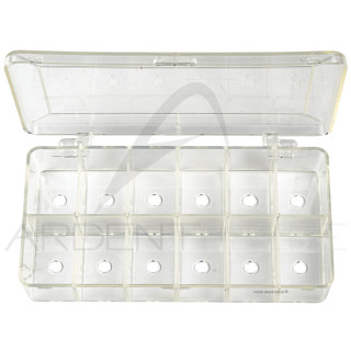 Empty Dubbing Dispenser Box 12 Compartments