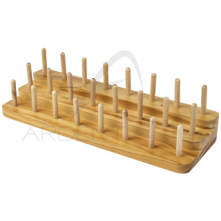 Wooden bobbin holder for tying bobbins ARDENT PECHE