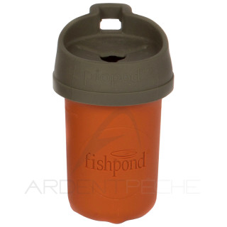 FISHPOND Piopod Microtrash Container Mini Trash Can Orange