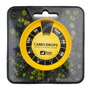 Piombo non tossico LOON Camo Drops scatola 8 scomparti