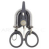 C&F DESIGN CFA70WS Black Retractor with Scissors