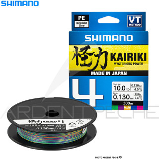 SHIMANO Kairiki 4 Multicolour braid 300m