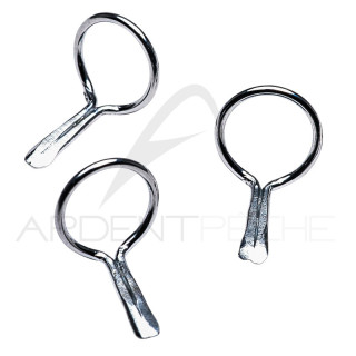 DEVAUX Single-Foot Ring titanium silver