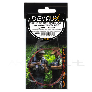 DEVAUX Rat Tail Speedlast Brown Tricolour Leader 2.70 m
