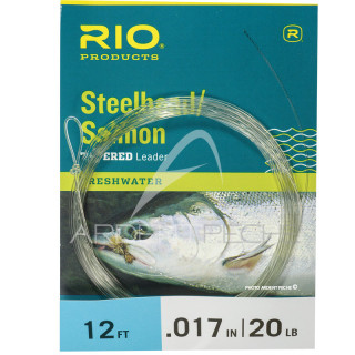 RIO Steelhead/Salmon Leader Glacial/Green 12´(3.70m)