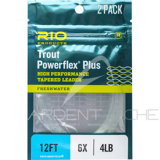 RIO Powerflex Plus Leader (Pack of 2) 12' (3.70m)