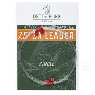 Dette Flies Wet Fly Leader 2.30 m (7.5ft) 1 dropper