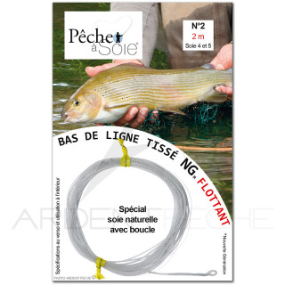 Finale intrecciato NG con cappio Peche à Soie (2 m)