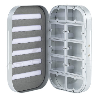 Scatola per mosche ARDENT PECHE alluminio AP10 silver