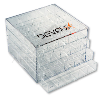 DEVAUX OUIBOX Plexiglass 100 Compartments Fly Boxes