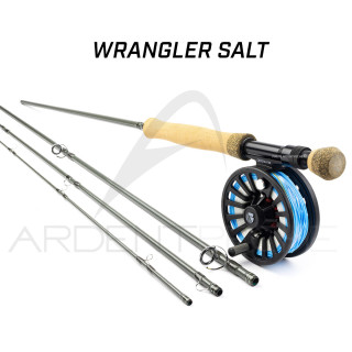 Pack Canna a mosca REDINGTON WRANGLER Salt 9' coda di topo 8