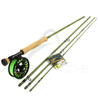 Pack Canna da mosca REDINGTON FIELD SALMONE 9' seta 8