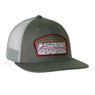 Cappellino SAGE Patch trucker charcoal rainbow