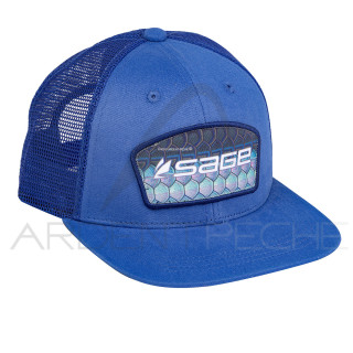 Cappellino SAGE Patch Trucker Blue Tarpon
