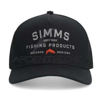 Cappellino SIMMS Double Haul Trucker Black